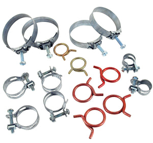 1963-1967 Chevrolet Corvette Hose Clamp Kit. 327 High Performance W/O Air Conditioning