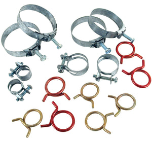 1966-1967 Chevrolet Corvette Hose Clamp Kit. 327 W/Air Conditioning