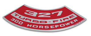 1967-1968 Chevrolet Corvette Decal. Air Cleaner 327/300