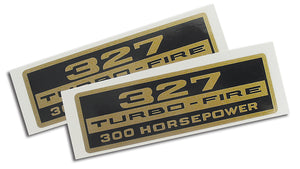 1966-1966 Chevrolet Corvette Decals. Valve Cover 300 Horsepower