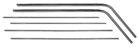 1956-1957 Chevrolet Corvette Door Panel Trim. 6 Piece Set