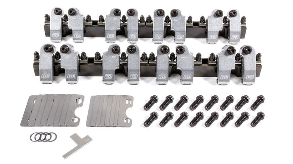 SBC Shaft Rocker Arm Kit w/Bowtie 18 Deg. Heads