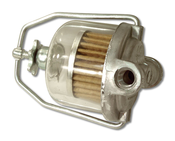 1956-1962 Chevrolet Corvette Fuel Filter. GF-48 Glass Bowl Filter