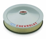 1968-1982 Chevrolet Corvette Air Cleaner Kit - Anodized Aluminum w/Chevrolet & Bowtie Embossed