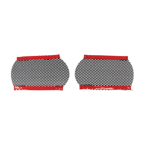 2015-2019 Chevrolet Corvette Brake Cooling Duct Mesh Screens - Z06/GS - Aluminum W/Black Finish