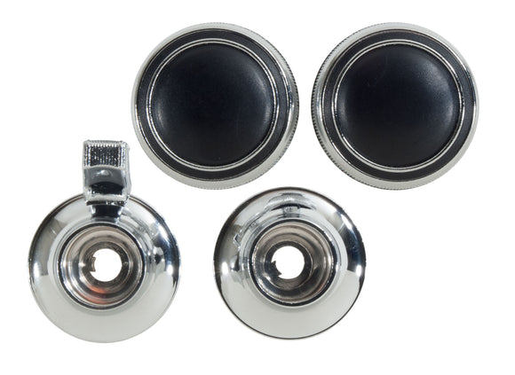 1969-1971 Chevrolet Corvette Radio Knob & Spacer Set - Mono 4pc