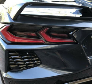 2020-2023 Chevrolet Corvette Reverse Light Blackouts - Dark Smoked Lamin-X