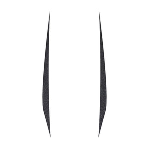 2020-2023 Chevrolet Corvette Hood Stripes Decal - Pair Gloss Carbon Flash No Cutout - Solid Stripes