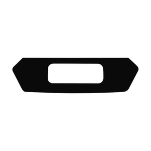 2020-2023 Chevrolet Corvette License Plate Filler Area Vinyl Decal - Gloss Black