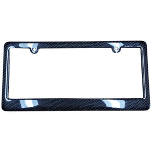 1953-2023 Chevrolet Corvette Carbon Fiber License Plate Frame - Red