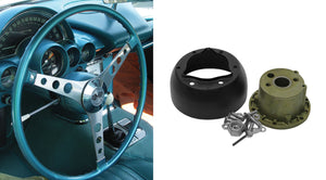 1959-1960 Chevrolet Corvette Steering Wheel W/Hub Kit. Turquoise