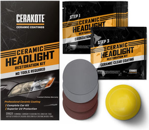 1953-2023 Chevrolet Corvette Ceramic Coating Headlight Restoration Kit