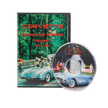 1953-2023 Chevrolet Corvette C1 to C6 Commercials & Videos Volume 1 DVD