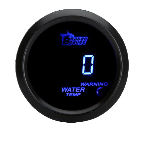 1953-2023 Chevrolet Corvette Blue Digital Gauges - 2in - 6 Gauge - Oil Temperature Meter