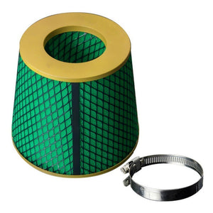 1953-2023 Universal Universal Green Foam Race Performance Dry High Flow Cone Air Filter - Oil Free 2.75in