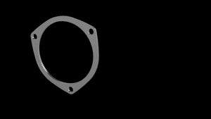 1953-2023 Chevrolet Corvette Bolt-On QTP 3 Bolt Exhaust Gasket - 4in