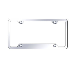 1953-2023 Chevrolet Corvette 4 Hole License Plate Frame W/O Hardware - Chrome