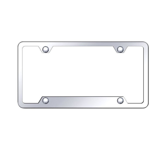 1953-2023 Chevrolet Corvette 4 Hole License Plate Frame W/O Hardware - Chrome