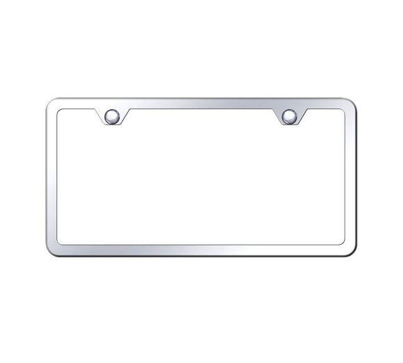 1953-2023 Chevrolet Corvette 2 Hole Slimline Stainless Steel License Plate Frame - Mirror Polished