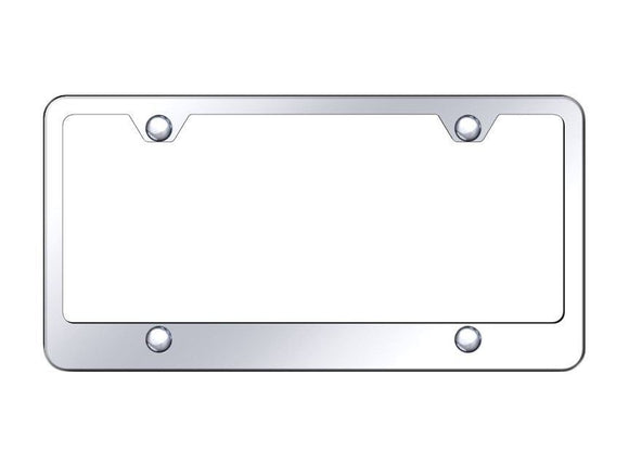 1953-2023 Chevrolet Corvette 4 Hole Stainless Steel Wide Bottom Frame - Mirrored