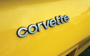 1980-1982 Chevrolet Corvette Emblem. Rear