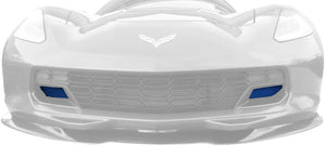 2015-2019 Chevrolet Corvette Custom Painted Brake Cooling Duct Mesh Screens