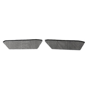 2020-2024 Chevrolet Corvette Inner Grille/Radiator Protection Screens - Aluminum W/Black Finish