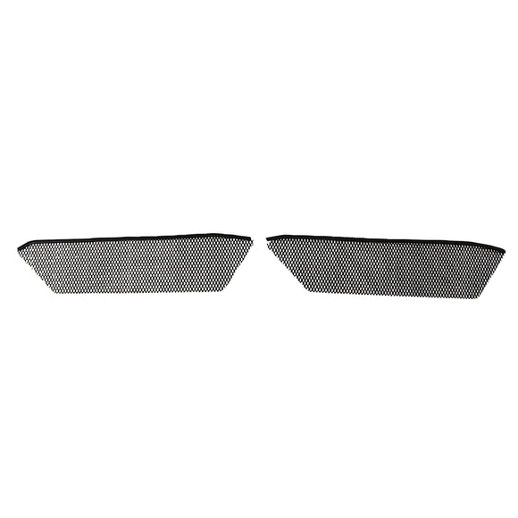 2020-2024 Chevrolet Corvette Inner Grille/Radiator Protection Screens - Aluminum W/Black Finish