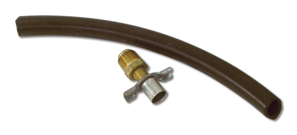 1956-1960 Chevrolet Corvette Radiator Drain Petcock. W/Drain Hose