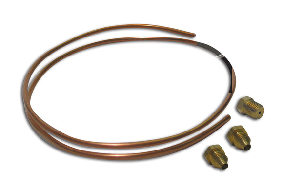 1956-1967 Chevrolet Corvette Oil Line Kit. Copper Small Block