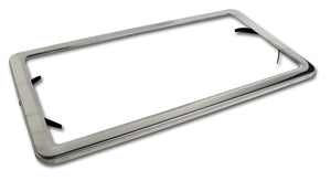 1963-1975 Chevrolet Corvette License Plate Frame. Stainless Steel