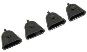 1968-1982 Chevrolet Corvette T-Top Alignment Housing Bushing - Black 4pc Set