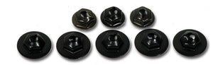 1963-1967 Chevrolet Corvette Outer Heater Box Cover Nuts. 8 Piece