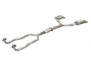 1984-1984 Chevrolet Corvette Exhaust System W/Converter & Reproduction Mufflers - No Hangers