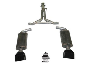 1986-1991 Chevrolet Corvette Exhaust System - Cat Back W/Rear Y-Pipe W/Crossover & MagnaFlow Mufflers