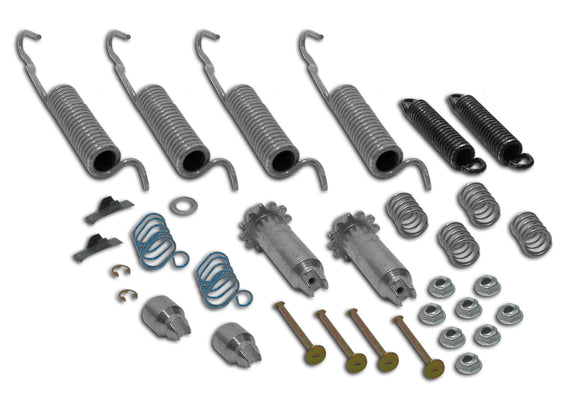 1953-1962 Chevrolet Corvette Brake Shoe Hardware Kit. Rear