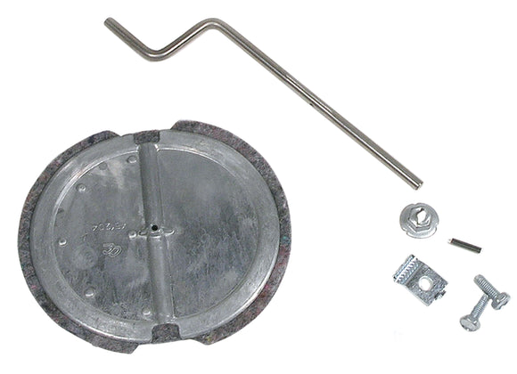 1956-1962 Chevrolet Corvette Outer Heater Cover Flapper Repair Kit.