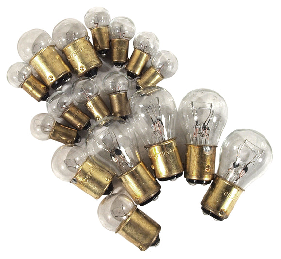 1960-1960 Chevrolet Corvette Light Bulb Kit. 17 Piece