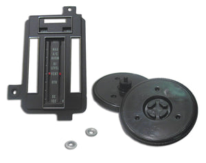 1969-1971 Chevrolet Corvette Heater/Air Conditioning Control Faceplate Kit. W/Air Conditioning