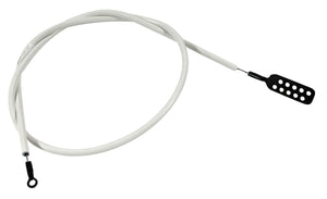 1968-1969 Chevrolet Corvette Hood Release Cable - 68 Late - 69 Early 34 1/4" White