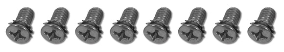 1956-1982 Chevrolet Corvette Door Latch Screws. 8 Piece Set