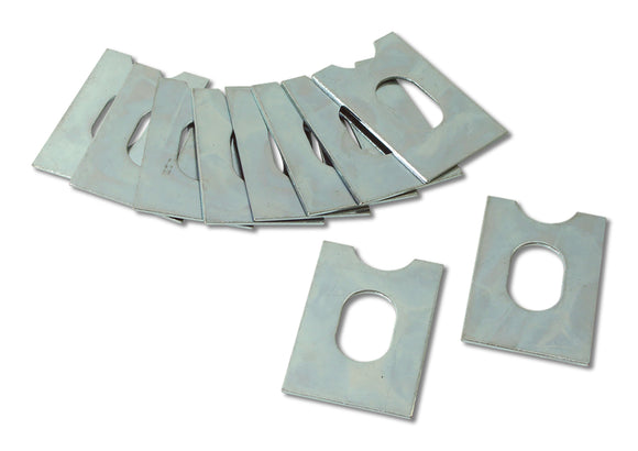 1953-1962 Chevrolet Corvette Body Mount Shims. Metal 10 Piece Set