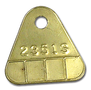 1955-1955 Chevrolet Corvette Carburetor Id Tag. 2351S