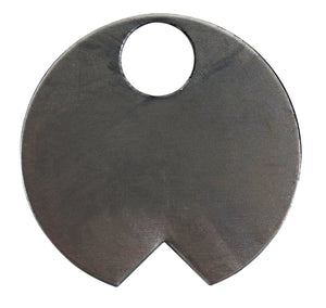 1955-1962 Chevrolet Corvette Rear Axle Ratio Metal Id Tag. 3.70