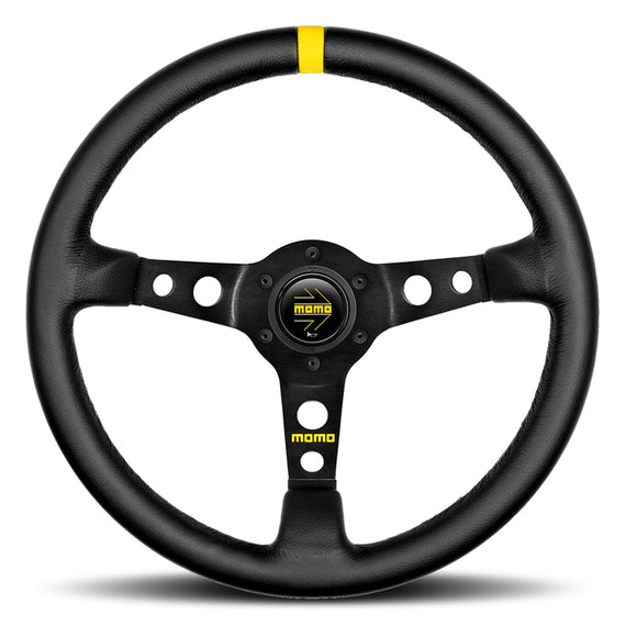 MOD 07 Steering Wheel Black Leather