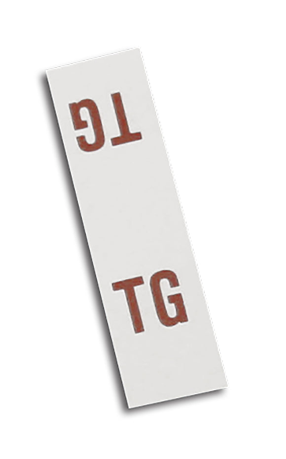 1967-1982 Chevrolet Corvette Label. Master Cylinder Bail W/Power Brake