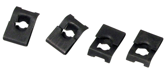 1967-1967 Chevrolet Corvette Park Brake Console J-Nuts. 4 Piece Set