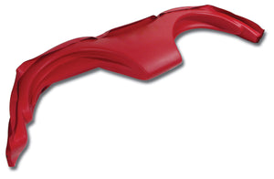 1959-1962 Chevrolet Corvette Dash Pad. Speaker Delete Red