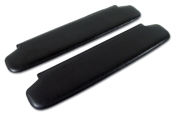 1959-1962 Chevrolet Corvette Sunvisors. Black