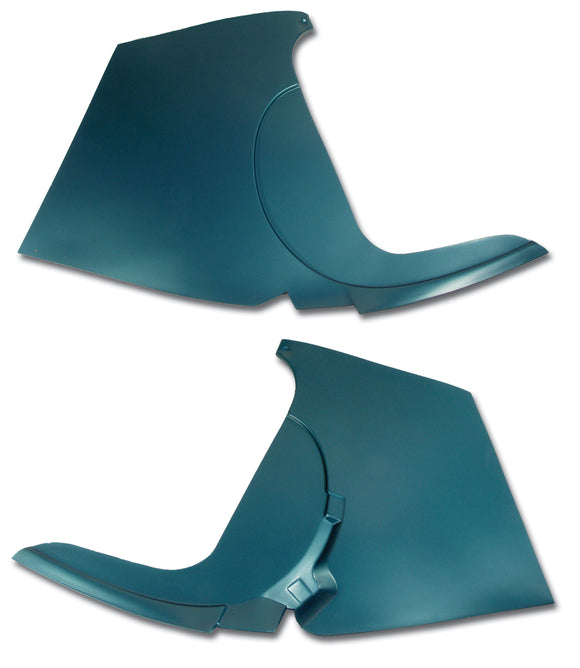 1959-1960 Chevrolet Corvette Kick Panels W/O Inserts - Turquoise